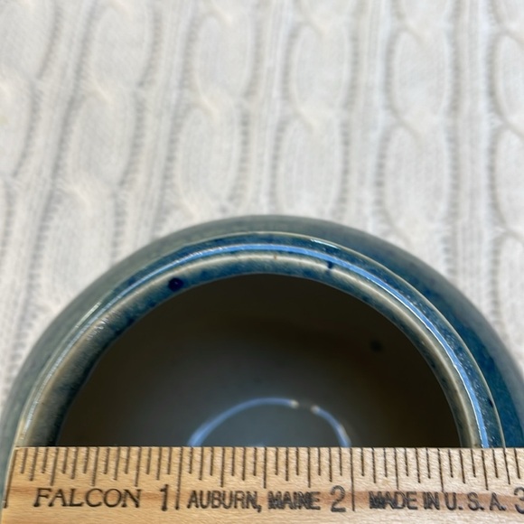 Bingo Money by Tumbleweed Pottery Handcrafted Blue & light tan glaze cork top - Picture 8 of 11